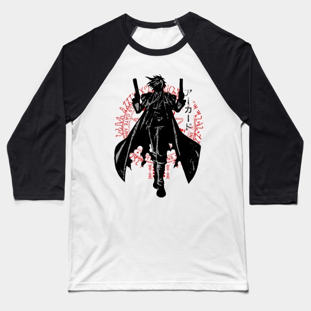 Crimson Alucard Baseball T-Shirt by FanFreak